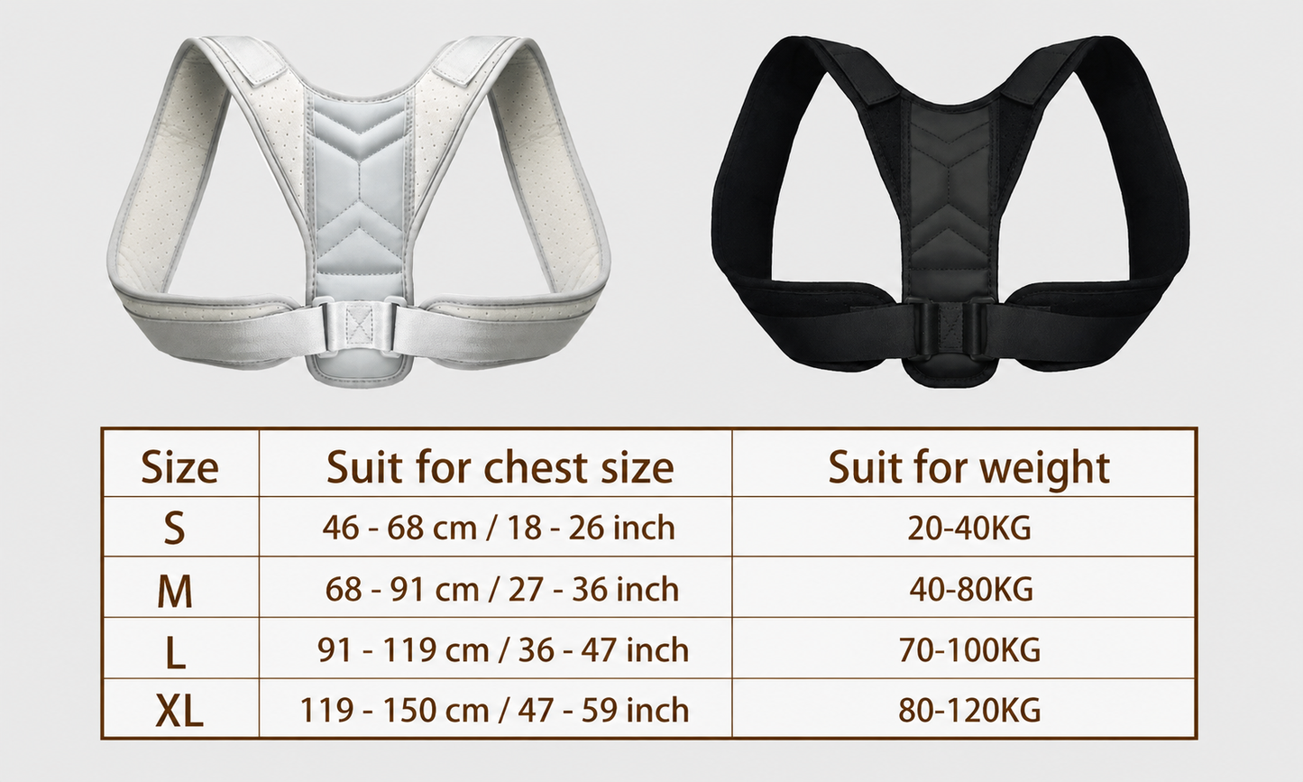 Solvyn™ - Back support- to improve posture and visibility