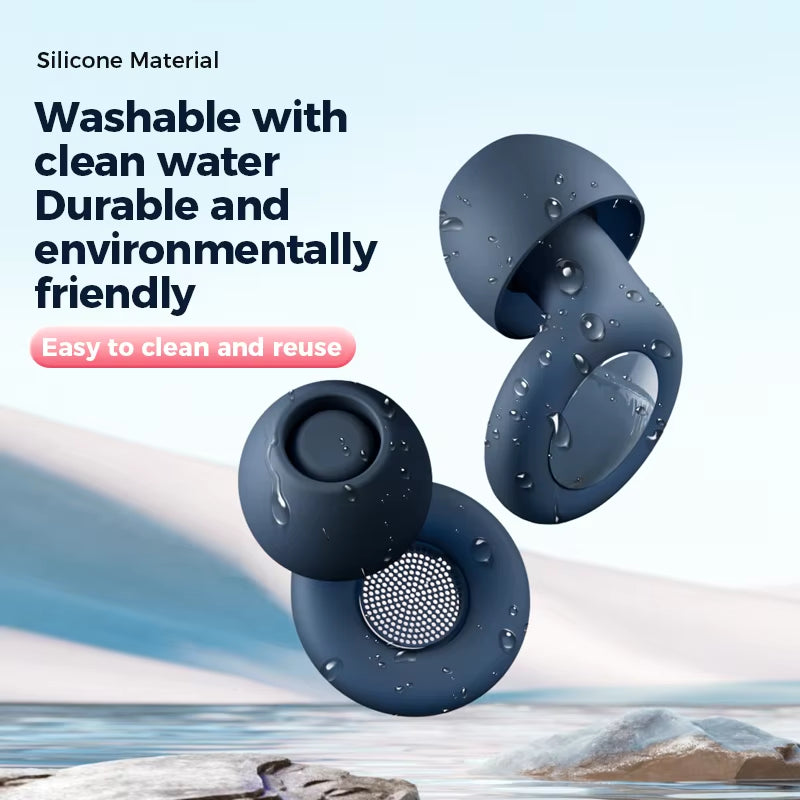 Silicone Earplugs for Swimming Sleep Noise Cancel Noise Reduction-Soundproof Reduce Disturbances -Quality Loop Earplugs